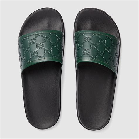 gucci slides adults|Gucci slides for men.